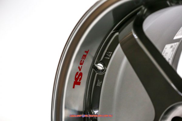 Volk Racing TE37SL 19x10.5" +12 5x114.3 pressed graphite finish wheel set - Image 5