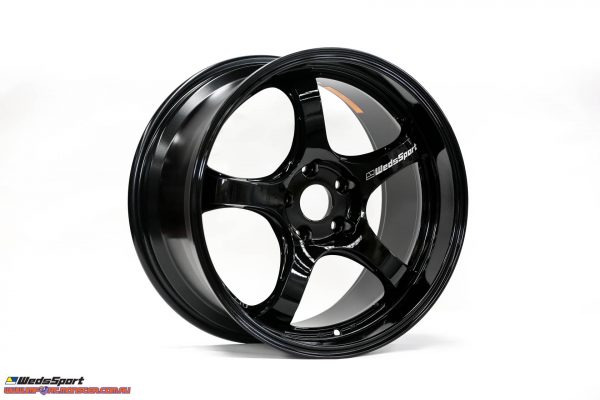 WedsSport RN-05M 18x9.5 +38 5x114.3 GLOSS BLACK finish wheel set 72764 - Image 2