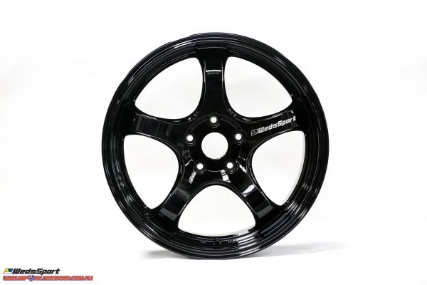 WedsSport RN-05M 18x9.5 +38 5x114.3 GLOSS BLACK finish wheel set 72764 - Image 3