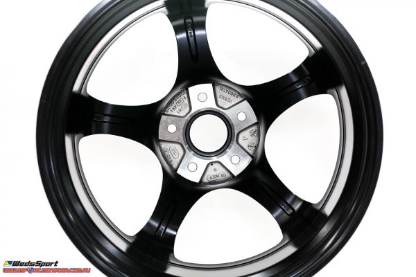 WedsSport RN-05M 18x9.5 +38 5x114.3 GLOSS BLACK finish wheel set 72764 - Image 5