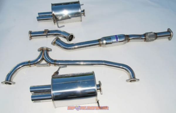 Invidia Q300 Cat Back Exhaust suit Liberty BL5 (MY05-09) Straight Cut Tip Polished Tips HS05SL1GT3 - Image 3