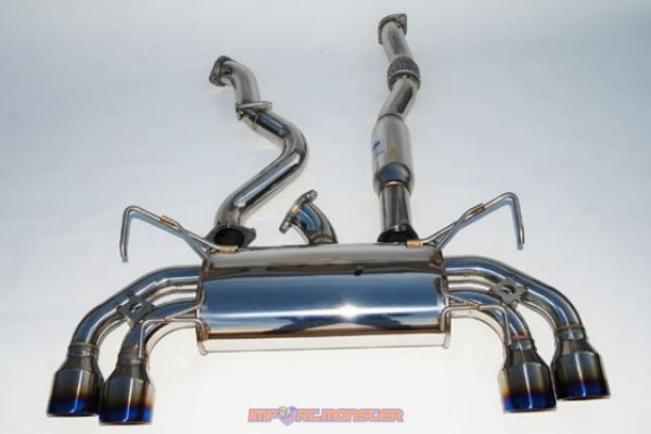 Invidia Q300 Cat back Exhaust with Titanium Tips - suits 11-14 WRX Hatch and 08-13 STI Hatch HS08STIG3T - Image 4