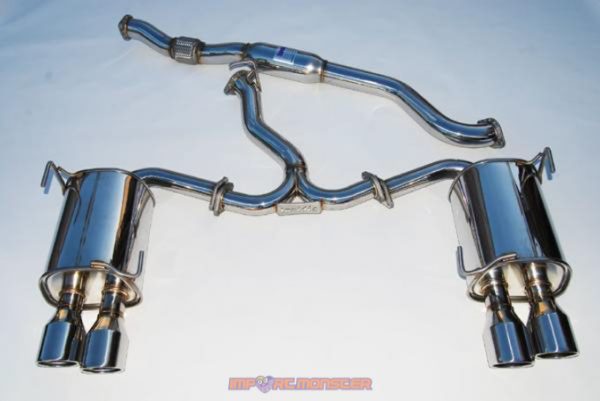 Invidia Q300 Cat back Exhaust suit STI and WRX Sedan MY11+ Polished Tip HS15STIG3S - Image 2