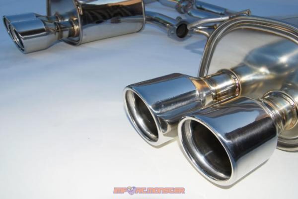 Invidia Q300 Cat back Exhaust suit STI and WRX Sedan MY11+ Polished Tip HS15STIG3S - Image 3