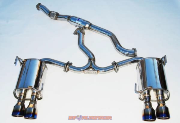 INVIDIA Q300 CAT BACK EXHAUST - TI ROLLED TIPS - SUBARU WRX/STI 11-20 Ti Tip HS15STIG3T - Image 3