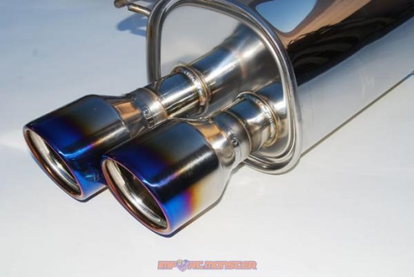 INVIDIA Q300 CAT BACK EXHAUST - TI ROLLED TIPS - SUBARU WRX/STI 11-20 Ti Tip HS15STIG3T - Image 2