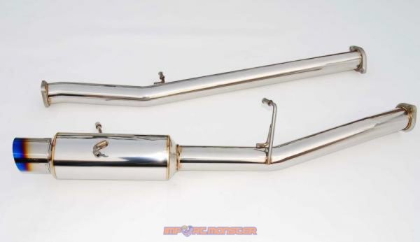 Invidia N1 Cat Back Exhaust - Subaru MY02-MY07 N1 WRX/STI - Titanium Tip HS02SW1GRT - Image 3