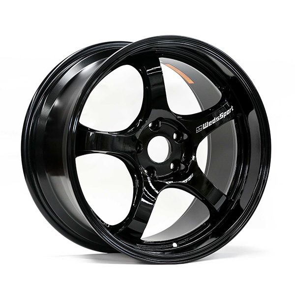 WedsSport RN-05M 18x9.5 +38 5x114.3 GLOSS BLACK finish wheel set 72764