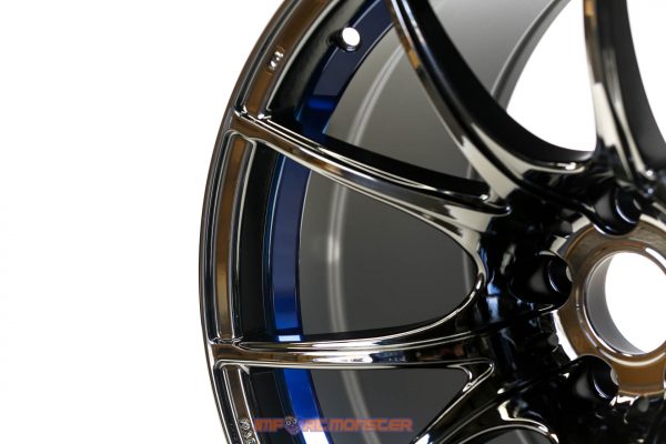 WedsSport SA-10R 18x10.5" 5x114.3 +12 BLC finish wheel set 72643 - Image 5