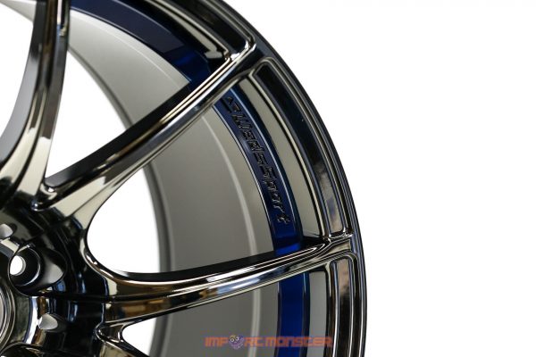 WedsSport SA-10R 18x10.5" 5x114.3 +12 BLC finish wheel set 72643 - Image 7