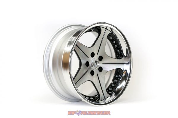 Super Star Co LTD Leon Hardiritt Orden 18x9.5" +12 /  18x10.5" +13 5x114.3 Black / Polish finish wheel set - Image 8