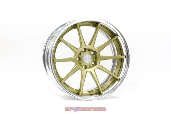 TWS Reizend WS10 19x9.5 +20 /10" +10 5x114.3 Flat Platinum Gold Finish Wheel Set - Image 7