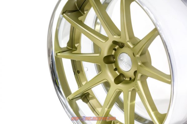 TWS Reizend WS10 19x9.5 +20 /10" +10 5x114.3 Flat Platinum Gold Finish Wheel Set - Image 9