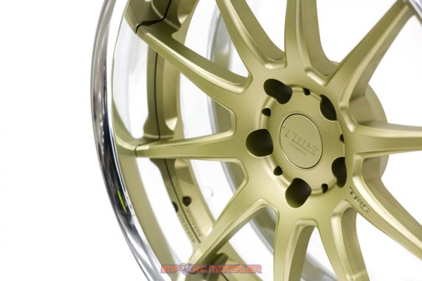 TWS Reizend WS10 19x9.5 +20 /10" +10 5x114.3 Flat Platinum Gold Finish Wheel Set - Image 5