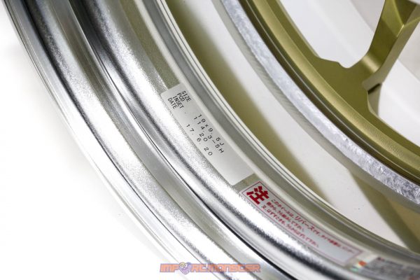 TWS Reizend WS10 19x9.5 +20 /10" +10 5x114.3 Flat Platinum Gold Finish Wheel Set - Image 6