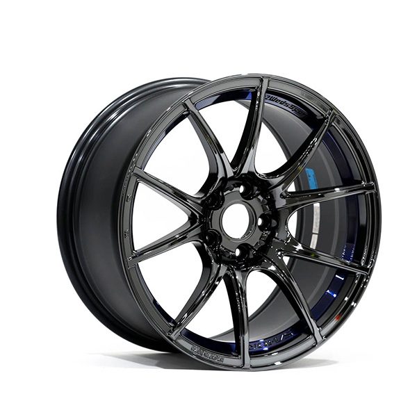 WedsSport SA-10R 18x9.5 +38 5x114.3 BLC Finish Wheel Set 72637