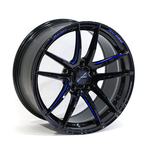 WedsSport RN-55M 18x9" +35 5x114.3 BBM Finish Wheel Set 72961