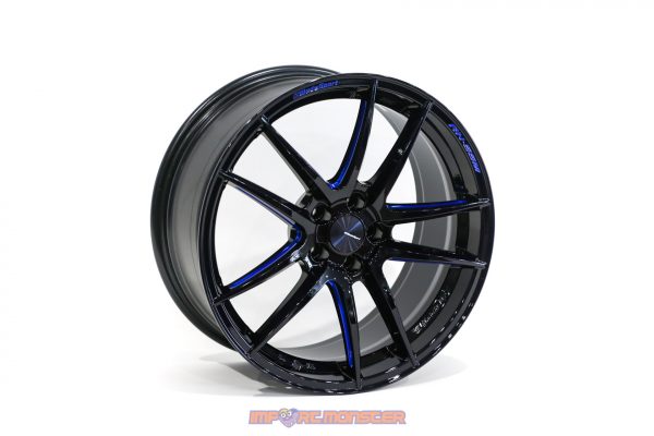 WedsSport RN-55M 18x8.5" +45 5x100 BBM Finish Wheel Set 72955 - Image 2