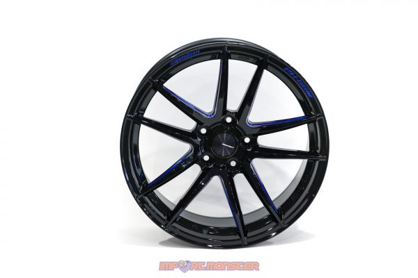 WedsSport RN-55M 18x9" +45 5x114.3 BBM Finish Wheel Set 72963 - Image 3