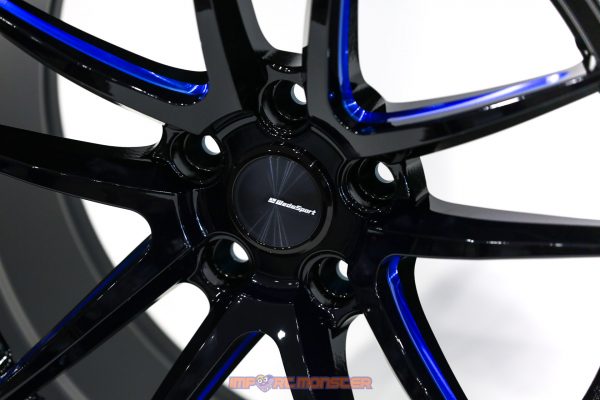 WedsSport RN-55M 18x9" +45 5x114.3 BBM Finish Wheel Set 72963 - Image 5