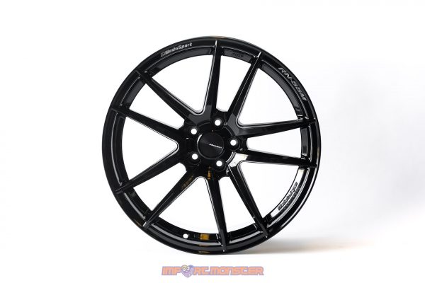 WedsSport RN-55M 18x9.5" +45 5x100 Gloss Black Finish Wheel Set 72970 - Image 3