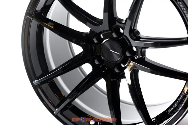 WedsSport RN-55M 18x9.5" +45 5x100 Gloss Black Finish Wheel Set 72970 - Image 5