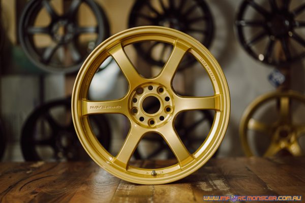 Rays Gram Lights 57DR 18x9.5" +38 5x100 custom finished in gloss gold (EGP) - Image 8