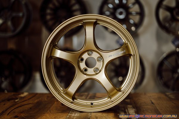 WedsSport RN-05M 18x9.5 +38 5x100 Gold finish custom wheel set 72933 - Image 5