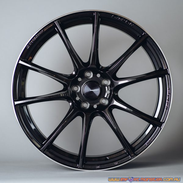 WedsSport SA-25R 20×9.5″ +38 5×114.3 pcd  M-BLACK/F wheel set 73830 - Image 2