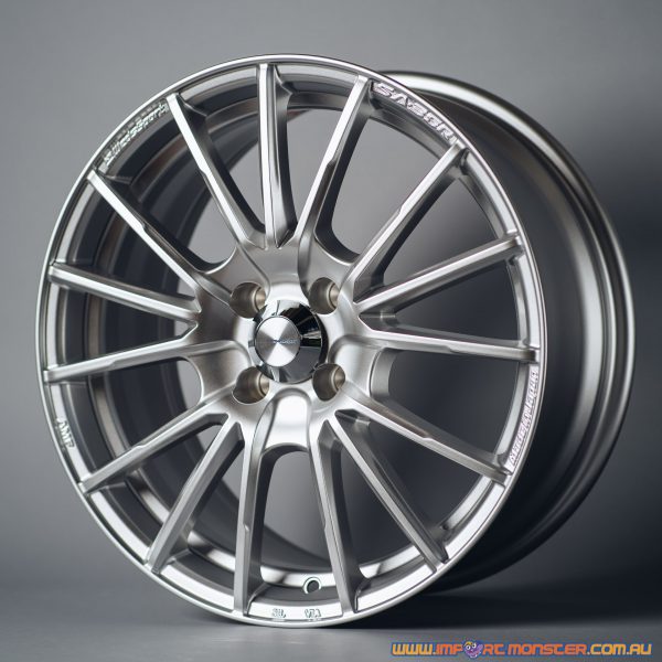 WedsSport SA-35R 17×7.5″ +38 4×100 pcd  VI Silver wheel set 73598