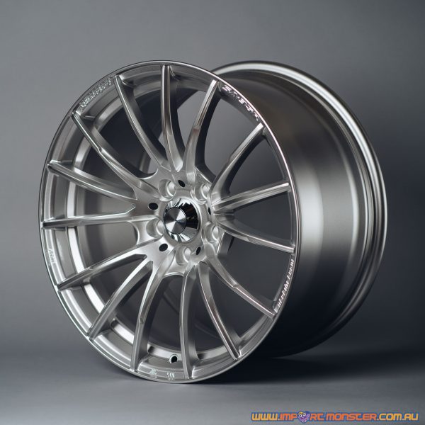 WedsSport SA-35R 18×9.5″ +38 5×114.3 pcd  VI Silver wheel set 73631