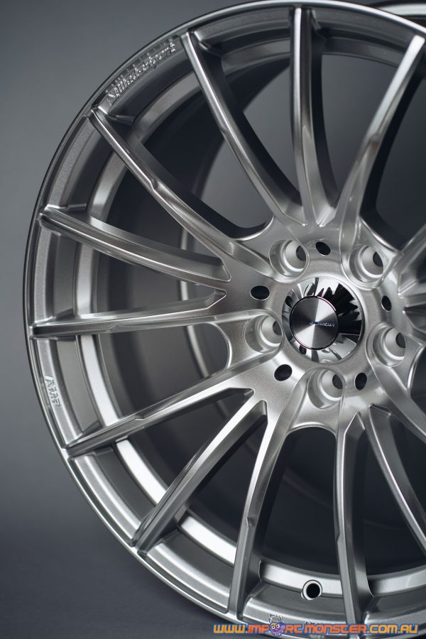 WedsSport SA-35R 18×9.5″ +38 5×114.3 pcd  VI Silver wheel set 73631 - Image 9