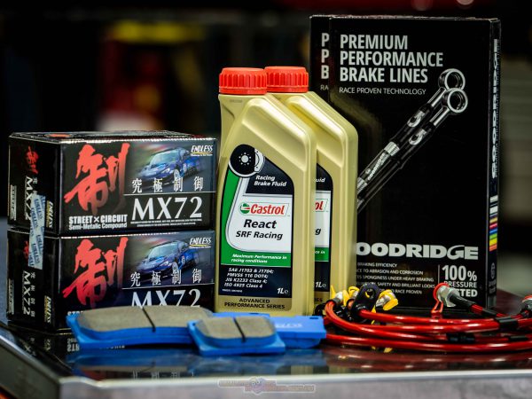 GR Yaris - Braking Upgrade Package - Endless MX72 - Goodridge - Castrol SRF Racing