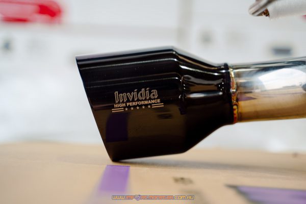 Invidia N2 76mm black tip cat back exhaust to suit GR YARIS HS20TGYN21GB - Image 4