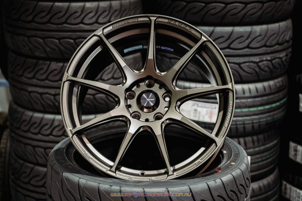 WedsSport SA-99R 18×9.5″ +38 5×114.3 pcd – EJ-Bronze wheel set 73930 - Image 5