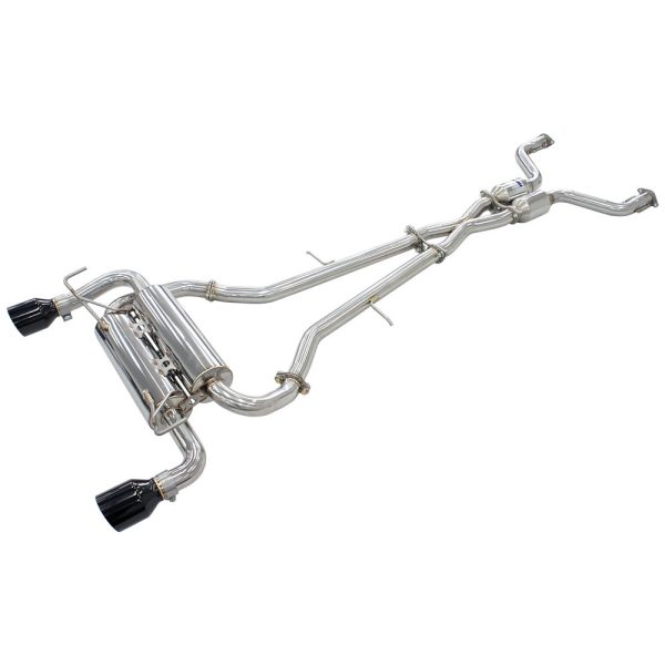 Invidia Gemini Cat Back Exhaust w/Black Signature series Tips - Nissan Skyline V36/Infiniti G37 V36 (Coupe) HS07IG7GISB