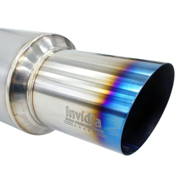 Invidia Titan G5 Titanium N1 Single Exit Cat Back Exhaust - Subaru WRX/STI 08-20 HS08SW4TTG - Image 6