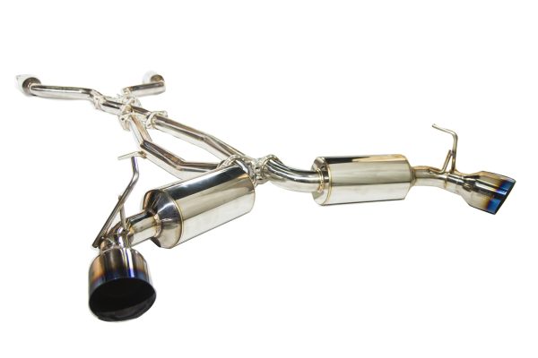 Invidia Dual N1 Cat-Back Exhaust w/Ti Straight Cut Tips - Nissan 370Z Z34 09-20 HS09N7ZGD1GT