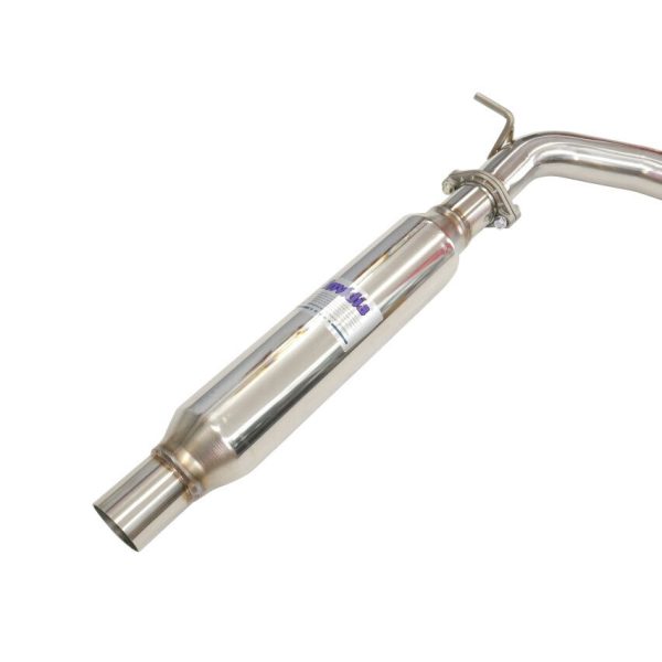 Invidia R400 Cat Back Exhaust w/Round Ti Rolled Tips - VW Golf GTI Mk7 HS13GFG7QD1RT - Image 6