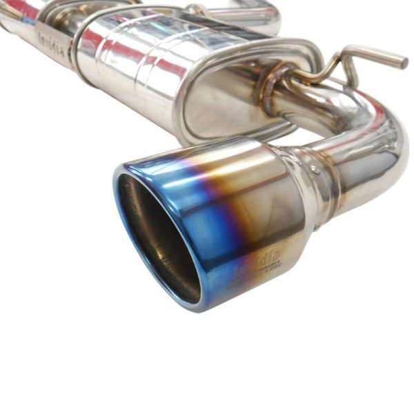 Invidia R400 Cat Back Exhaust w/Round Ti Rolled Tips - VW Golf GTI Mk7 HS13GFG7QD1RT - Image 7