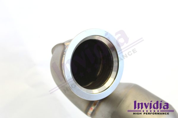 Invidia Down Pipe with High Flow Cat - Audi S3 8V/VW Golf R Mk7, Mk7.5 HS14AS3DPC - Image 2