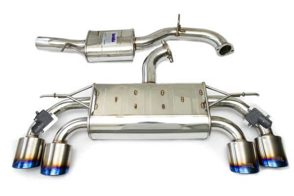 Invidia Q300 Valved Catback Exhaust w/Oval Ti Rolled Tips - VW Golf R Mk7 HS14GFR73V4OT