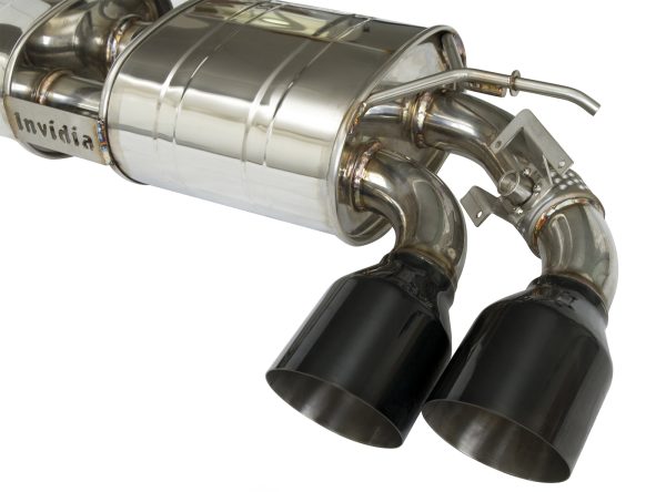 Invidia R400 "Signature Edition" Valved Cat Back Exhaust w/Oval Black Tips - VW Golf R Mk7 HS14GFR7GV4OB - Image 3