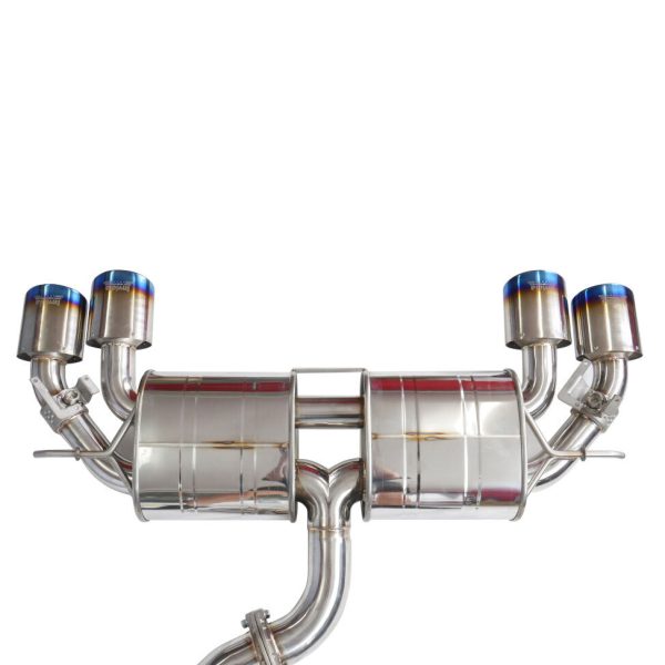 Invidia R400 Valved Cat Back Exhaust w/Oval Ti Tips - VW Golf R Mk7 HS14GFR7GV4OT - Image 3