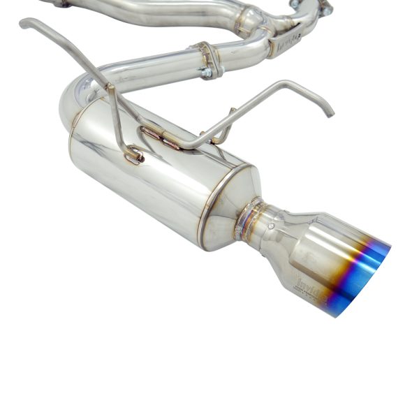 Invidia R400 Cat Back Exhaust w/Ti Tips - Subaru WRX 08-10 Sedan/Forester XT 08-18 HS14SFXGM1ST - Image 3