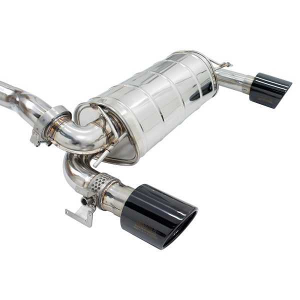 Invidia Q300 Valved Cat Back Exhaust w/Black Tips - Ford Focus RS Mk3 LZ 16-17 HS15FFR3V1RB - Image 6