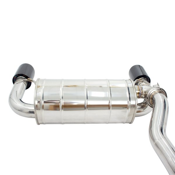 Invidia Q300 Valved Cat Back Exhaust w/Black Tips - Ford Focus RS Mk3 LZ 16-17 HS15FFR3V1RB - Image 5