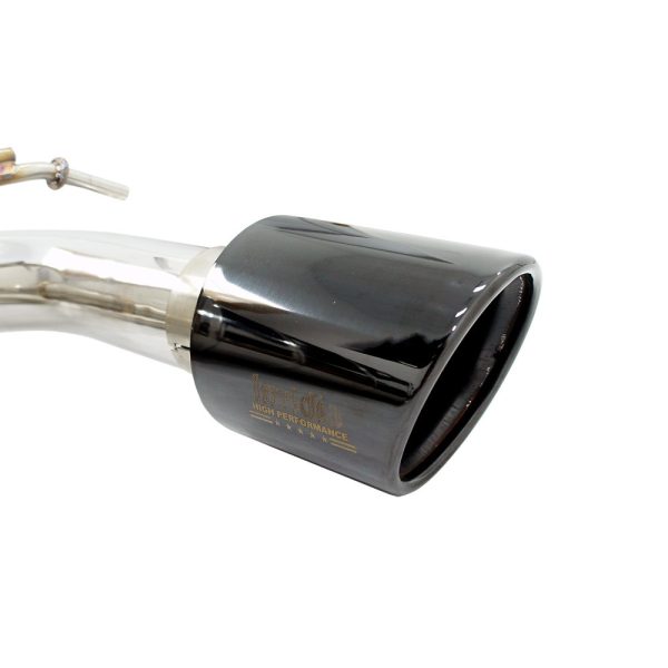 Invidia Q300 Valved Cat Back Exhaust w/Black Tips - Ford Focus RS Mk3 LZ 16-17 HS15FFR3V1RB - Image 4