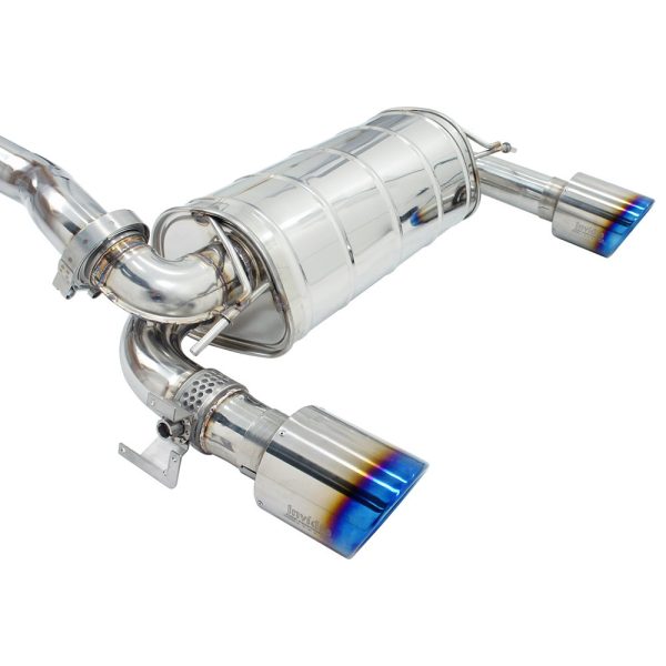 Invidia Q300 Valved Cat Back Exhaust w/Ti Tips - Ford Focus RS Mk3 LZ 16-17 HS15FFR3V1RT - Image 3