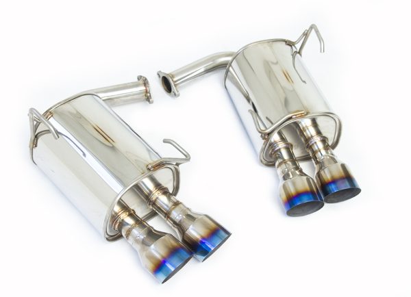 Invidia Q300 Cat Back Exhaust w/Ti Straight Cut Tips - Subaru WRX/STI 11-21 HS15STIG2T - Image 4